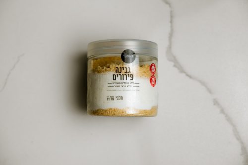 כוס מוס זוגי - גבינה פירורים